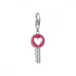   Esprit nyaklánc kiegészítő Charms ezüst cirkónia szív kulcs ESCH91021A000