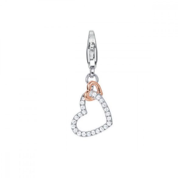 Esprit nyaklánc kiegészítő Charms ezüst rosegold Zirkonien Affection ESCH91592D000