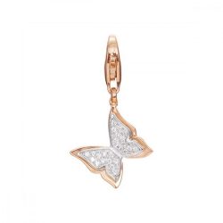   Esprit nyaklánc kiegészítő Charms ezüst rosegold pillangó ESCH91576A000