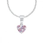   Prinzessin Lillifee Gyerek nyaklánc ékszer ezüst szív kristály 2013171