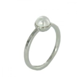   Skagen Női gyűrű ezüst Gyöngy fehér JRSS035 S7 (17.3 mm Ø)