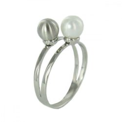 Skagen Női gyűrű ezüst gyöngy JRSW020 S6 (16.5 mm Ø)