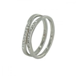 Skagen Női gyűrű ezüst Zyrkonia JRSS027 S6 (16.5 mm Ø)