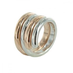   Esprit Swiveled Női ezüst gyűrű Bicolor ESSE90969B 52 (16.5 mm Ø)