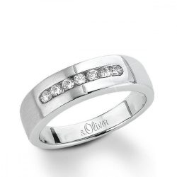   s.Oliver ékszer Női gyűrű ezüst cirkónia SO626 52 (16.5 mm Ø)