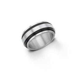   s.Oliver ékszer férfi gyűrű nemesacél Bicolor 201246 60 (19.1 mm Ø)