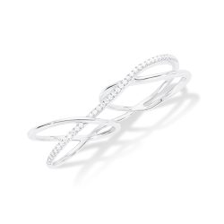   s.Oliver ékszer Női gyűrű ezüst Doppel-X 201252 56 (17.8 mm Ø)
