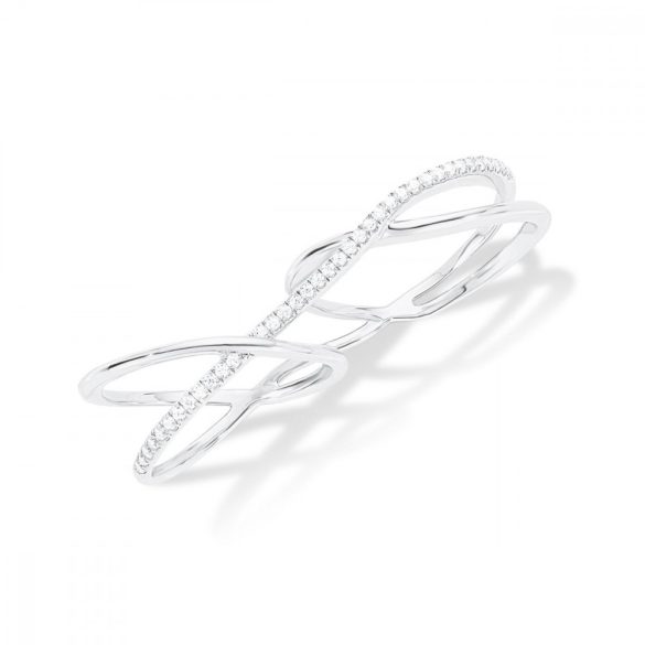 s.Oliver ékszer Női gyűrű ezüst Doppel-X 201252 52 (16.5 mm Ø)