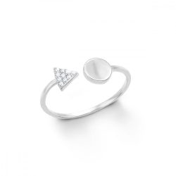   s.Oliver ékszer Női gyűrű ezüst cirkónia 201254 50 (15.9 mm Ø)