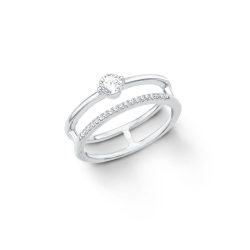   s.Oliver ékszer Női gyűrű ezüst cirkónia 201260 58 (18.4 mm Ø)