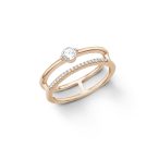   s.Oliver ékszer Női gyűrű ezüst Roségold cirkónia 201261 56 (17.8 mm Ø)