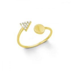  s.Oliver ékszer Női gyűrű ezüst arany cirkónia 201266 50 (15.9 mm Ø)