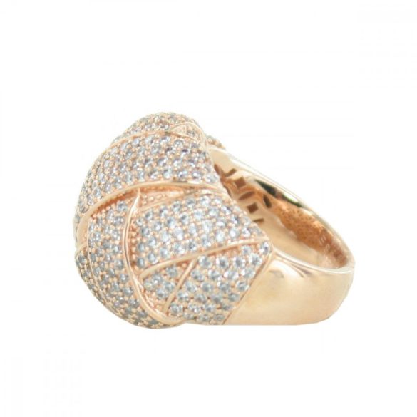 Esprit Női gyűrű nemesacél rosegold Lilaia cirkónia ESRG02291C1 57 (18.1 mm Ø)