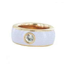  Esprit Női gyűrű nemesacél rosegold Fancy lila ESRG12194N1 53 (16.8 mm Ø)