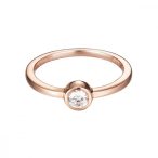   Esprit Női gyűrű ezüst rosegold cirkónia Tiny ESRG92424B1 56 (17.8 mm Ø)