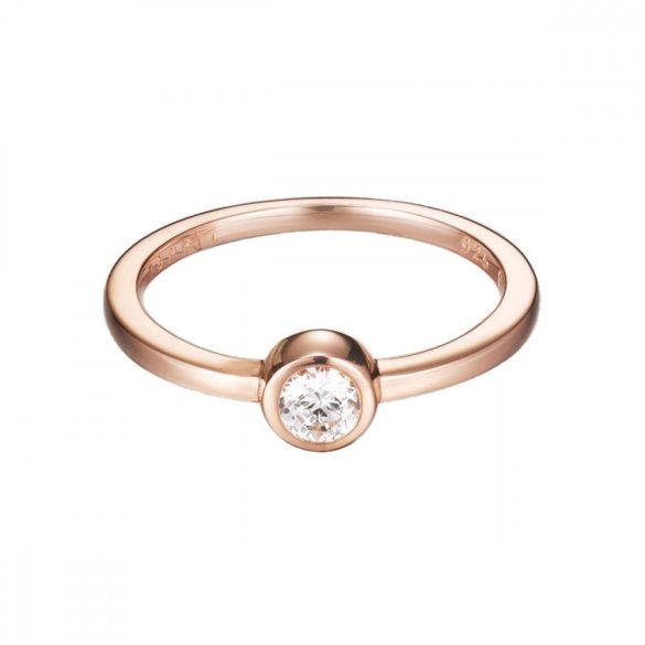 Esprit Női gyűrű ezüst rosegold cirkónia Tiny ESRG92424B1 56 (17.8 mm Ø)