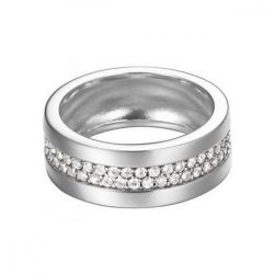   Esprit Női gyűrű ezüst cirkónia Pure berakás ESRG92214A1 53 (16.8 mm Ø)