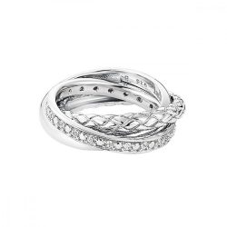   Esprit Női gyűrű ezüst cirkónia kerek in ESRG91851A1 57 (18.1 mm Ø)