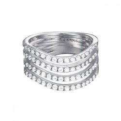   Esprit Női gyűrű ezüst cirkónia Gleaming ESRG92823A1 57 (18.1 mm Ø)