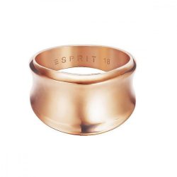   Esprit Női gyűrű nemesacél rosegold Curved ESRG12382C1 60 (19.1 mm Ø)