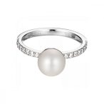   Esprit Női gyűrű ezüst cirkónia Brilliance Gyöngy ESRG92315A1 50 (15.9 mm Ø)