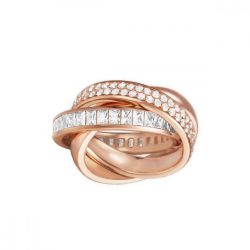   Esprit Női gyűrű nemesacél rosegold Tridelia cirkónia ESRG02258C1 57 (18.1 mm Ø)