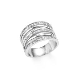   s.Oliver ékszer Női gyűrű nemesacél ezüst cirkónia 201515-s 54 (17.2 mm Ø)