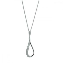   Esprit Collection Női Lánc nyaklánc ezüst cirkónia ELNL92948A800