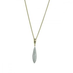  Esprit Collection Női Lánc nyaklánc ezüst arany cirkónia ESNL93370B420