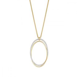   Esprit Collection Női Lánc nyaklánc ezüst arany cirkónia Antheia ELNL93128B800