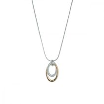   Esprit Collection Női Lánc nyaklánc ezüst rosegold cirkónia Orea ELNL92916B420