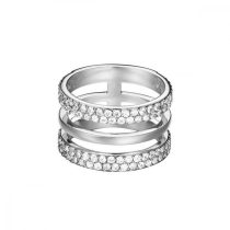   Esprit Női gyűrű nemesacél ezüst JW52896 cirkónia ESRG02784A 57 (18.1 mm Ø)