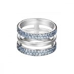   Esprit Női gyűrű nemesacél ezüst cirkónia kék ESRG02784D 54 (17.2 mm Ø)