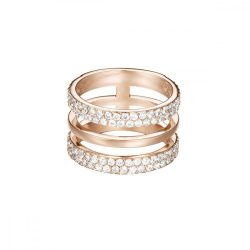   Esprit Női gyűrű nemesacél rosegold JW52896 cirkónia ESRG02784C 54 (17.2 mm Ø)