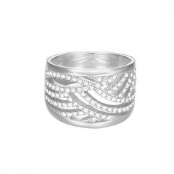   Esprit Női gyűrű nemesacél ezüst JW50236 cirkónia ESRG02688A1 54 (17.2 mm Ø)