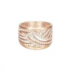   Esprit Női gyűrű nemesacél rosegold JW50236 cirkónia ESRG02688C1 54 (17.2 mm Ø)
