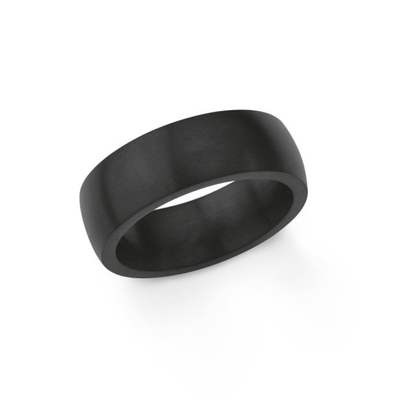 s.Oliver ékszer férfi gyűrű nemesacél IP fekete 201868 60 (19.1 mm Ø)