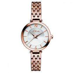 s.Oliver női óra karóra analóg IP rosegold SO-15100-MQR