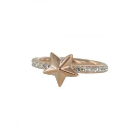   Esprit Női gyűrű nemesacél rosegold cirkónia Gr. 18 ESRG02777C180