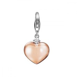   Esprit nyaklánc kiegészítő Charms ezüst rosegold cirkónia Shades of love ESCH91389B000