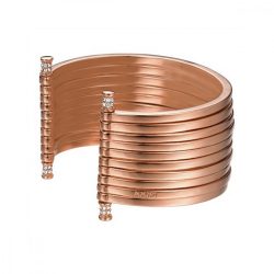   Joop Női karkötő nemesacél rosegold csíkok JPBA00001C580