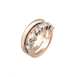   Joop Női gyűrű nemesacél rosegold Simply Modern JPRG00007C1 57 (18.1 mm Ø)