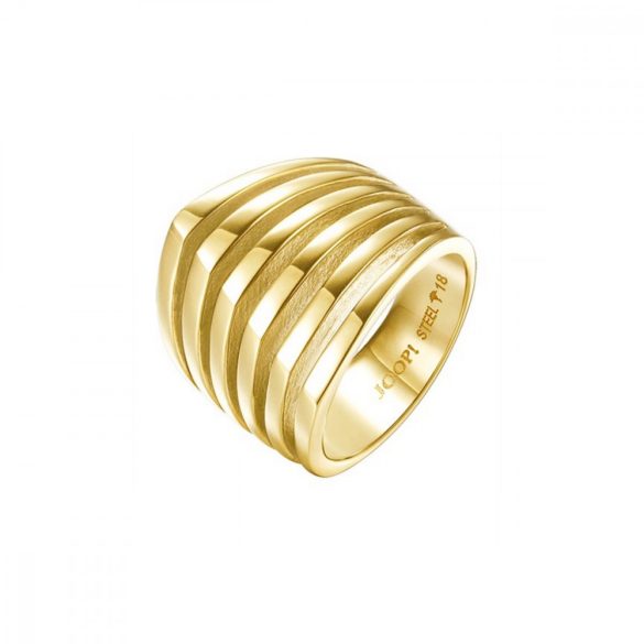 Joop Női gyűrű nemesacél arany LINES JPRG10645B1 56 (17.8 mm Ø)