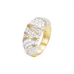   Esprit Collection Női gyűrű ezüst arany cirkónia Adelphia Gr.18 ELRG92513A180