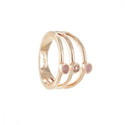 Esprit Női gyűrű nemesacél rosegold Gr.18 ESRG02729C180