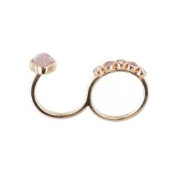 Esprit Női gyűrű nemesacél rosegold Gr.18 ESRG02730C180
