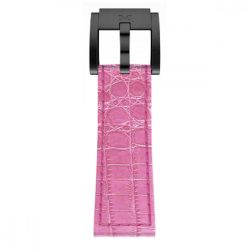   TW Marc Coblen karkötő Uhrenband bőr 22 mm Kroko rózsaszín LB_P_K_B