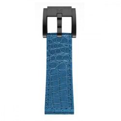   TW Marc Coblen karkötő Uhrenband bőr 22 mm Kroko kék LB_BL_K_B