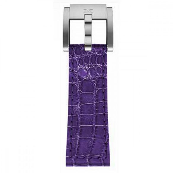 TW Marc Coblen Edition Uhrenband karkötő bőr / Auswahl lila Kapcsoló ezüst