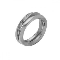 DKNY Női gyűrű nemesacél NJ1603040 55 (17.5 mm Ø)